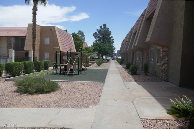 view of community with playground community