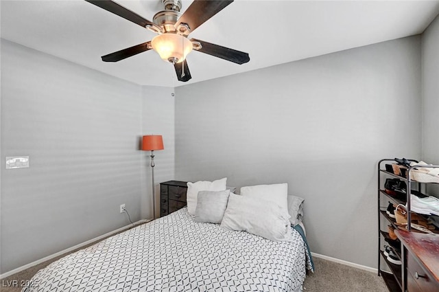 722 Chepstow Ave, Las Vegas, NV 89178 - bedroom featuring baseboards, a ceiling fan, and carpet flooring