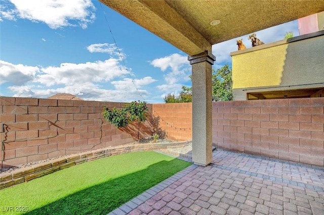 722 Chepstow Ave, Las Vegas, NV 89178 - view of yard with a fenced backyard and a patio area
