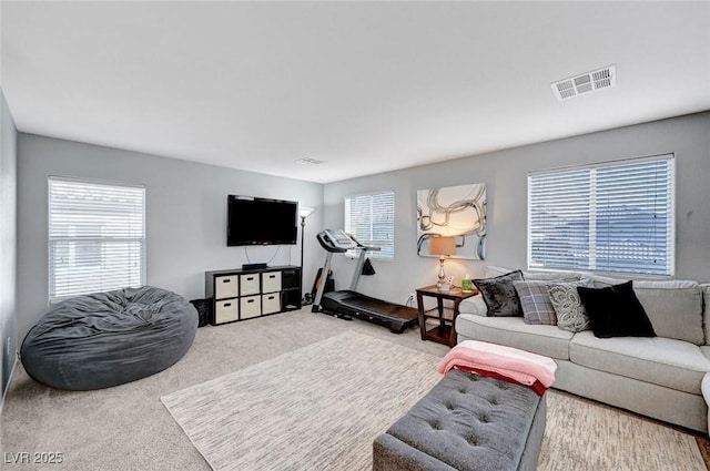 722 Chepstow Ave, Las Vegas, NV 89178 - living area with carpet flooring and visible vents