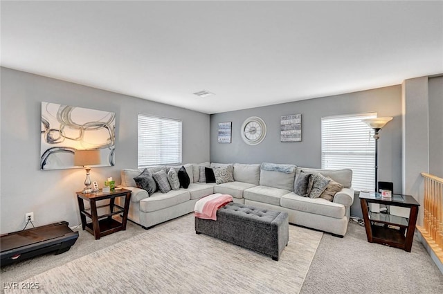 722 Chepstow Ave, Las Vegas, NV 89178 - carpeted living area featuring visible vents