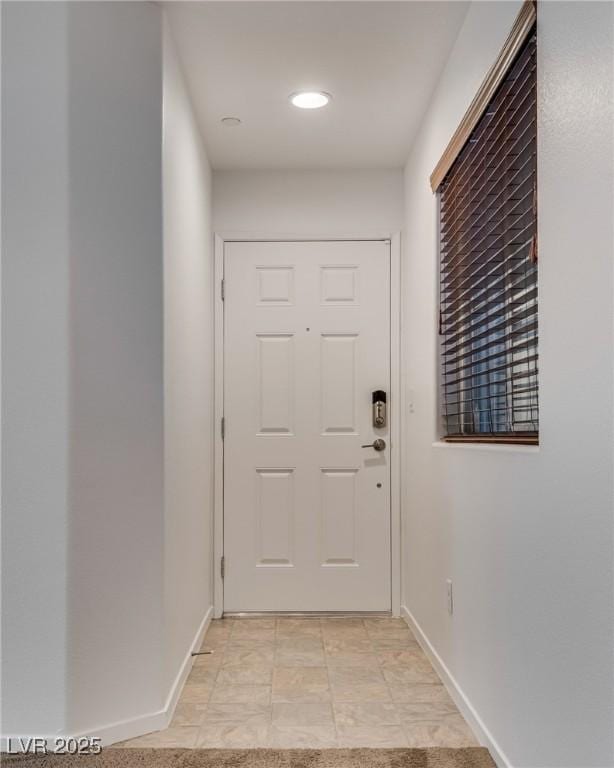 345 Gracious Way, Henderson, NV 89011 - doorway featuring baseboards and recessed lighting