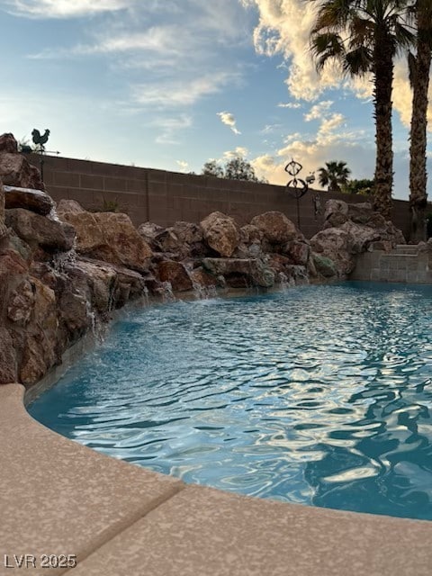view of pool