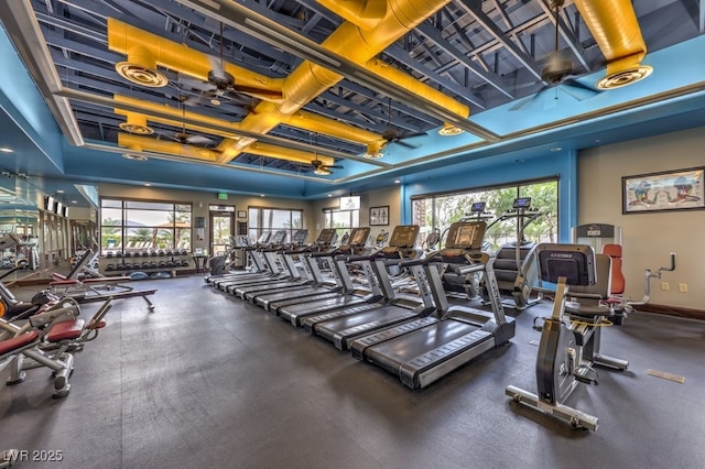 view of exercise room