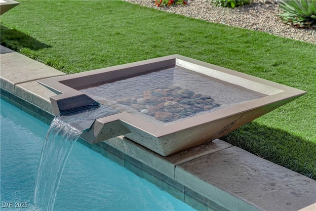entry to storm shelter with a lawn