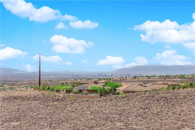 view of mountain feature