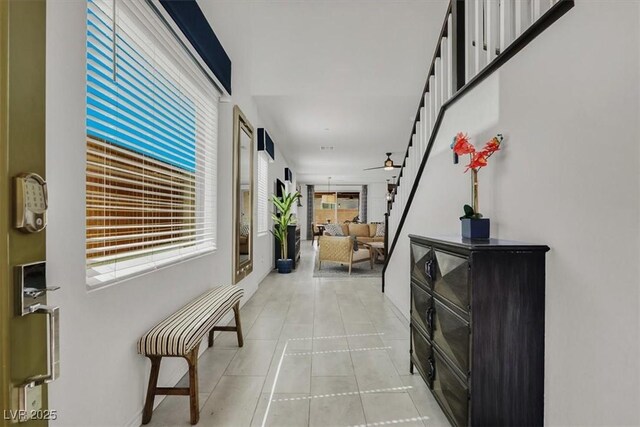 3136 Mossfield Ave, Henderson, NV 89052 - corridor featuring light tile patterned flooring