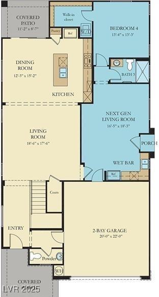 3136 Mossfield Ave, Henderson, NV 89052 - view of property floor plan