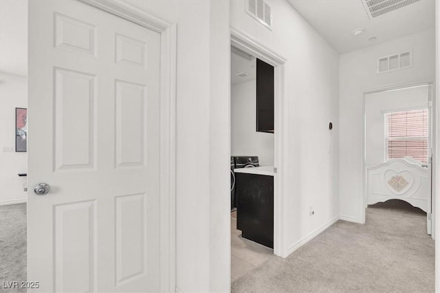3136 Mossfield Ave, Henderson, NV 89052 - corridor featuring light carpet