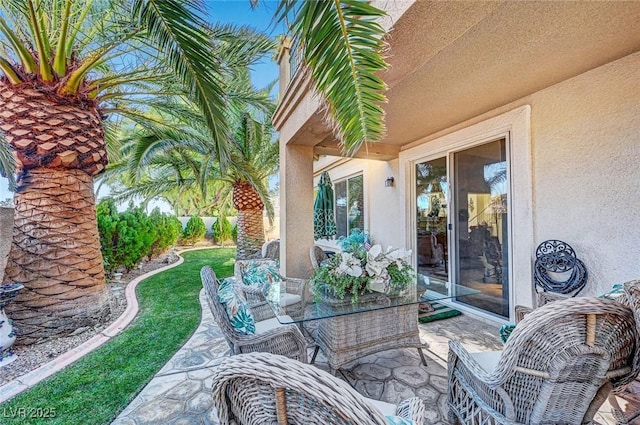 view of patio / terrace featuring a fenced backyard