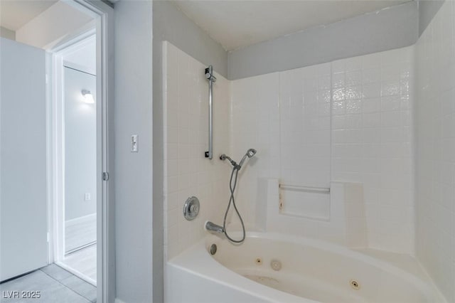 bathroom featuring a combined bath / shower with jetted tub