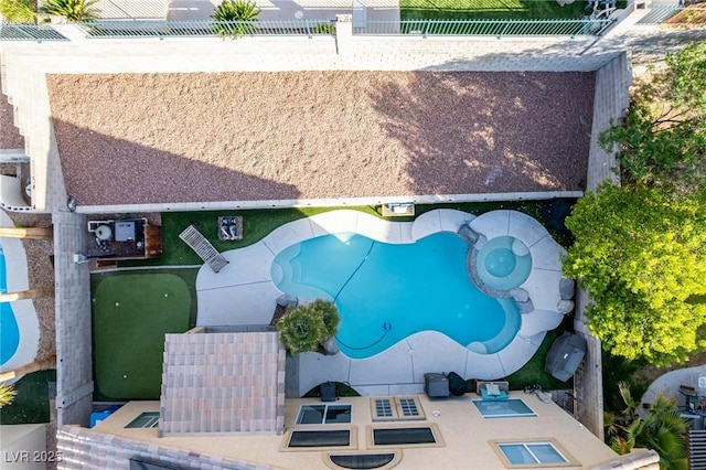 aerial view