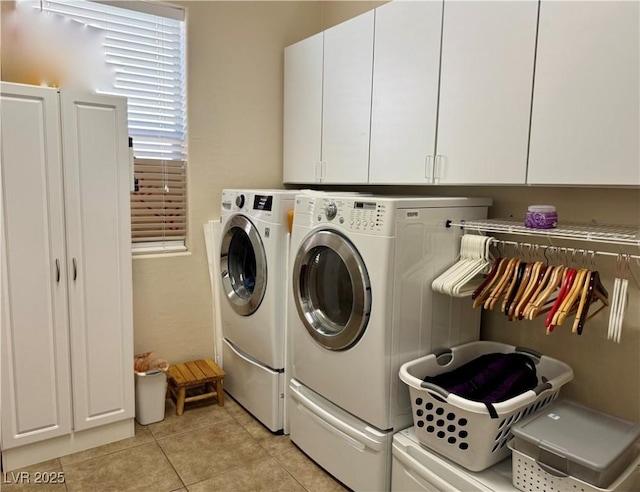 2312 Indigo Island St, Henderson, NV 89044 - washroom with cabinet space, independent washer and dryer, and light tile patterned floors