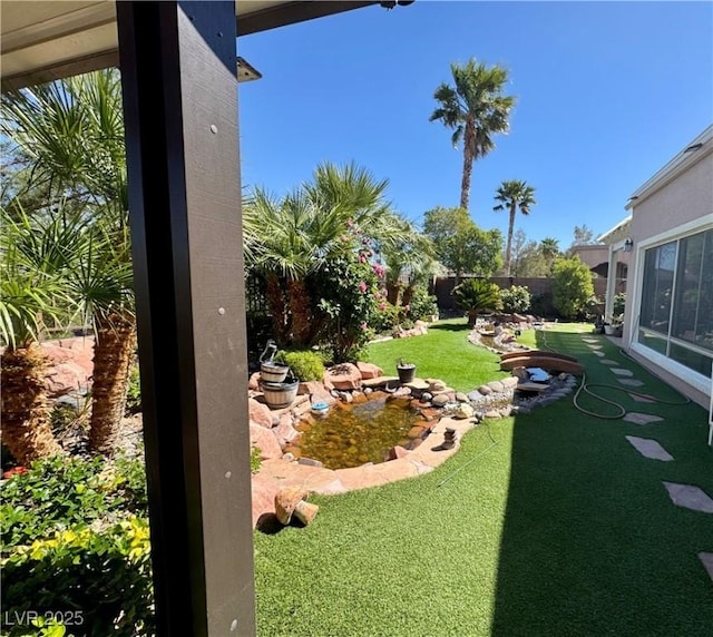 2312 Indigo Island St, Henderson, NV 89044 - view of yard with a fenced backyard