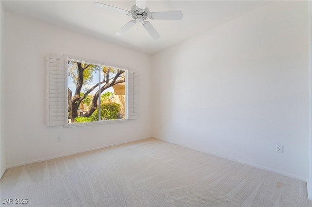 1781 Cypress Lake Ct, Henderson, NV 89012 - spare room featuring baseboards, carpet, and a ceiling fan