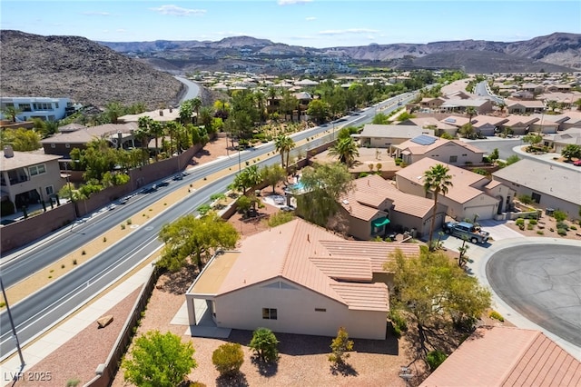 1781 Cypress Lake Ct, Henderson, NV 89012 - drone / aerial view featuring a mountain view and a residential view