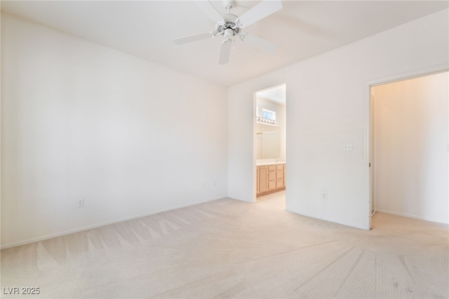 1781 Cypress Lake Ct, Henderson, NV 89012 - unfurnished room featuring baseboards, ceiling fan, and light carpet