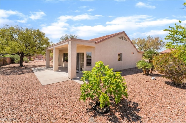 1781 Cypress Lake Ct, Henderson, NV 89012 - rear view of property featuring fence, a patio area, and stucco siding