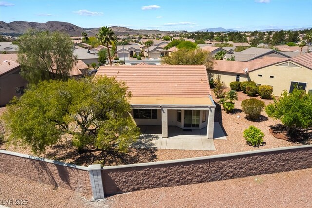 1781 Cypress Lake Ct, Henderson, NV 89012 - bird's eye view with a residential view and a mountain view