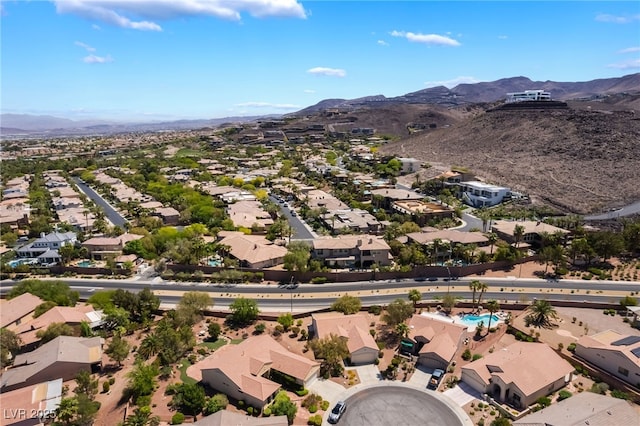 1781 Cypress Lake Ct, Henderson, NV 89012 - bird's eye view featuring a residential view and a mountain view