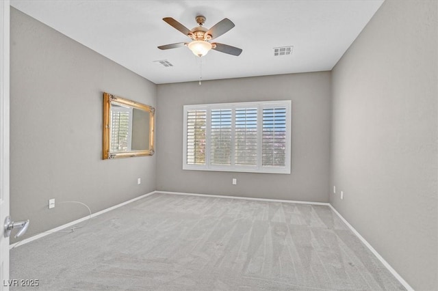 2525 Willow Wren Dr, North Las Vegas, NV 89084 - empty room with carpet, ceiling fan, and baseboards