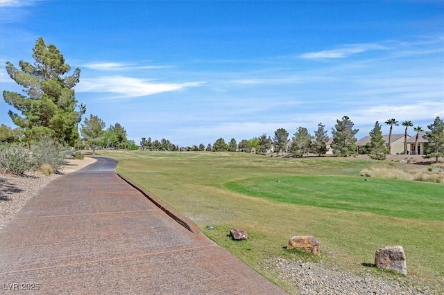 2525 Willow Wren Dr, North Las Vegas, NV 89084 - view of property's community featuring view of golf course and a yard