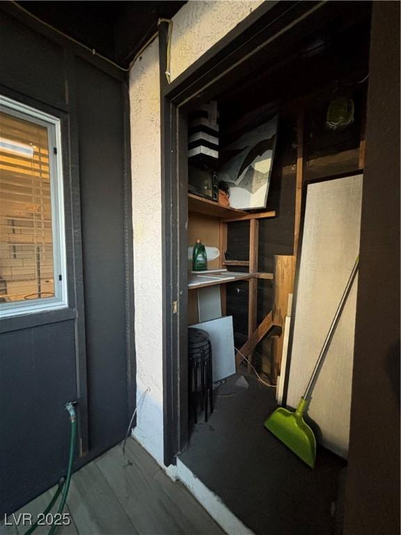 view of storage room