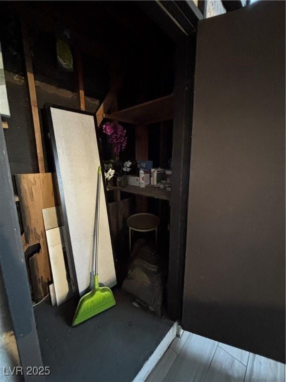 view of storage room