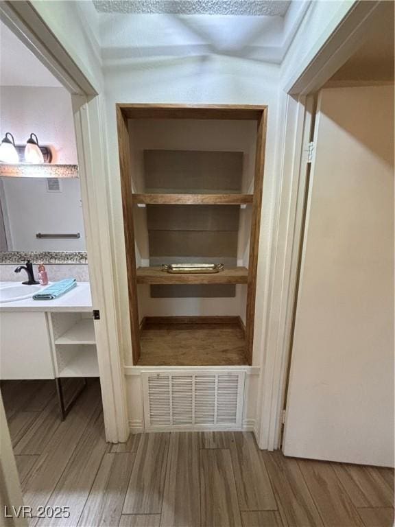 closet with visible vents