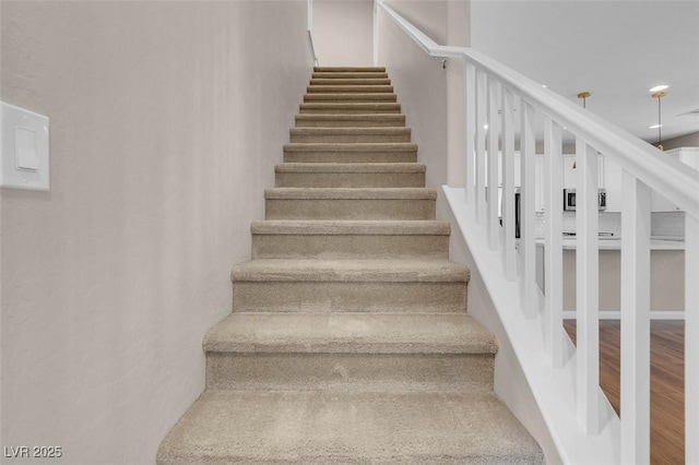 view of staircase
