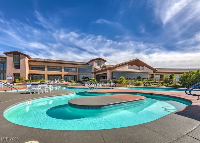 view of pool