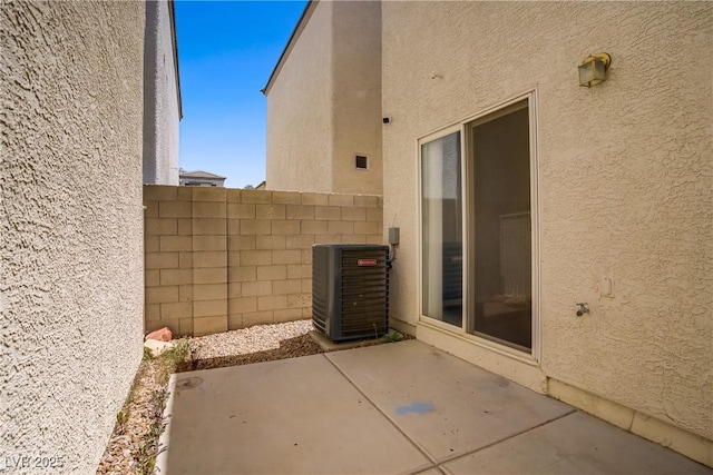 9932 Keephills St, Las Vegas, NV 89183 - view of patio / terrace with fence and cooling unit