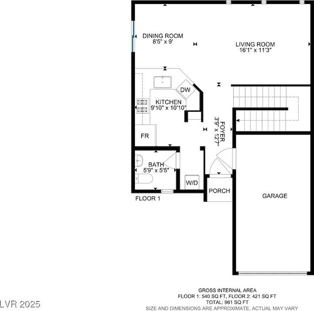 9932 Keephills St, Las Vegas, NV 89183 - view of layout