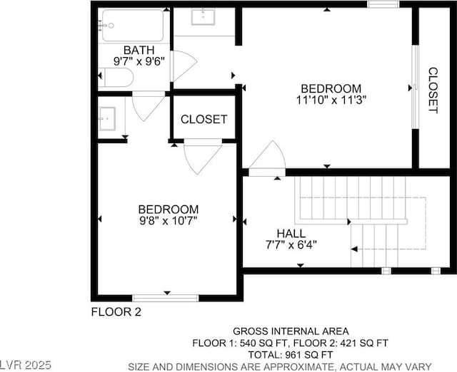 9932 Keephills St, Las Vegas, NV 89183 - plan