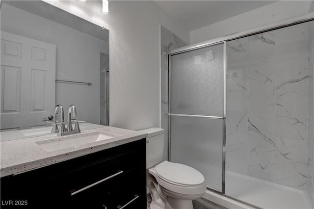 4432 Ash Ave, Las Vegas, NV 89110 - full bath featuring vanity, toilet, and a shower stall
