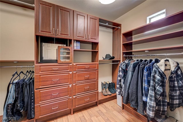 10519 Bella Camrosa Dr, Las Vegas, NV 89141 - spacious closet with light wood-type flooring