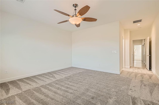 2372 Perrysburg Dr, Henderson, NV 89044 - empty room with carpet floors, a ceiling fan, and baseboards