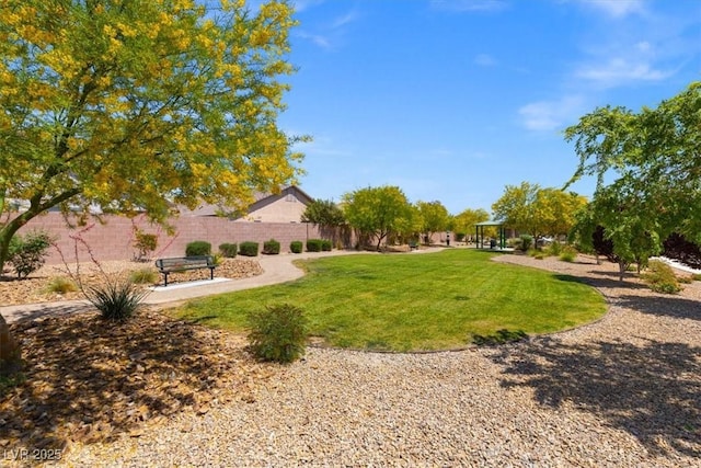 13 Deseo Ct, North Las Vegas, NV 89031 - view of community with a yard and fence