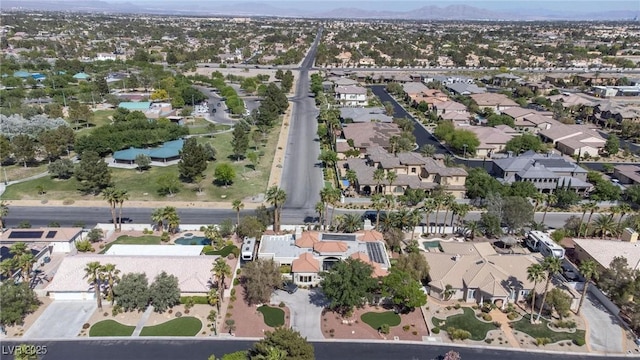 4594 Blue Mesa Way, Las Vegas, NV 89129 - drone / aerial view featuring a residential view and a mountain view