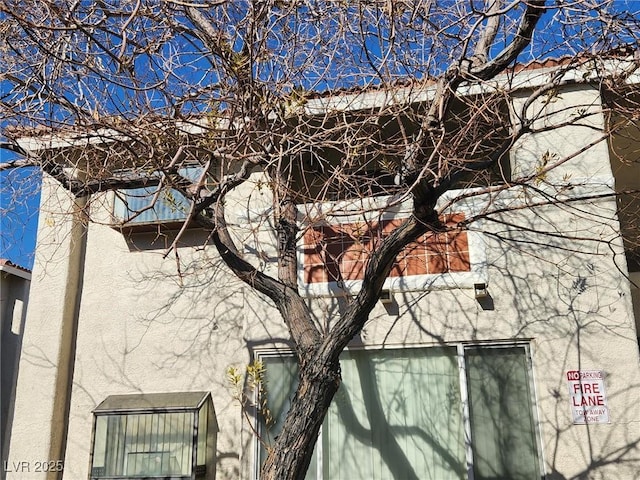 view of property exterior featuring stucco siding