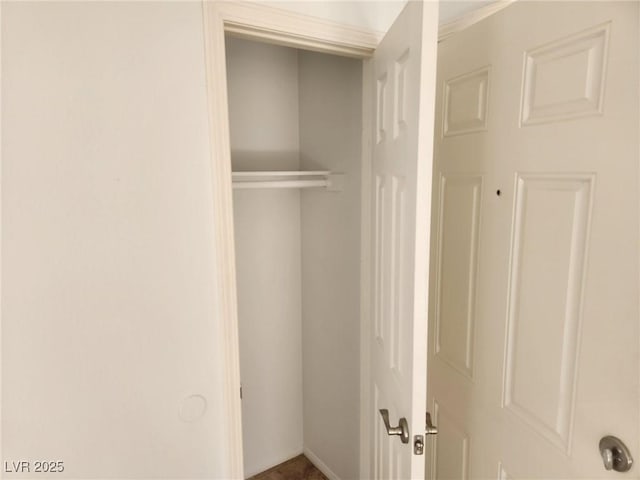 view of closet