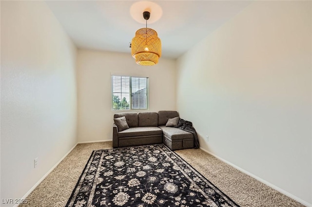 8091 Mosaic Sunrise Ln, Las Vegas, NV 89166 - sitting room featuring carpet flooring and baseboards
