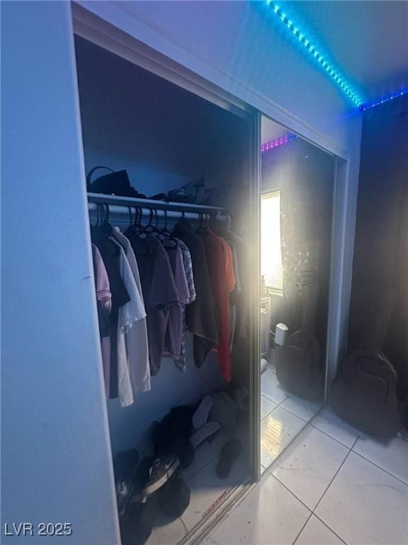 view of closet