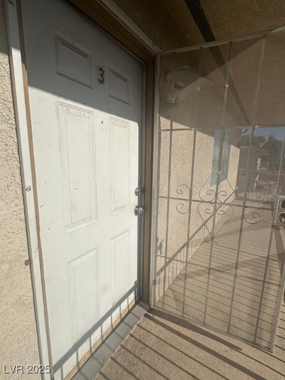 view of exterior entry
