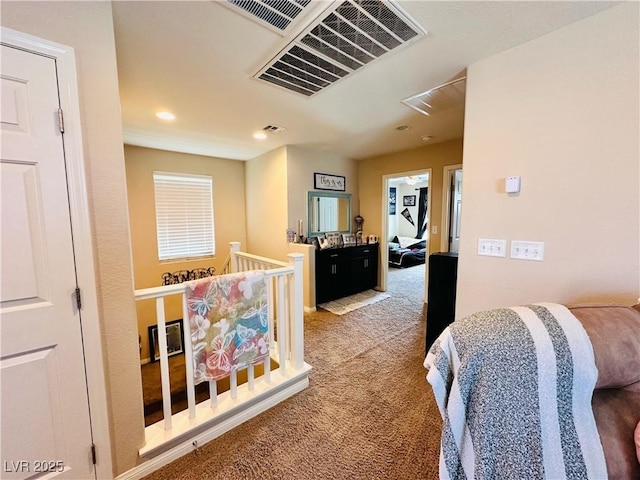 5634 Bishop Flowers St, Las Vegas, NV 89130 - bedroom featuring carpet and recessed lighting