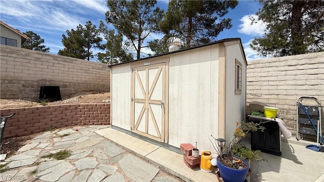 2701 Brookstone Ct, Las Vegas, NV 89117 - view of shed with a fenced backyard