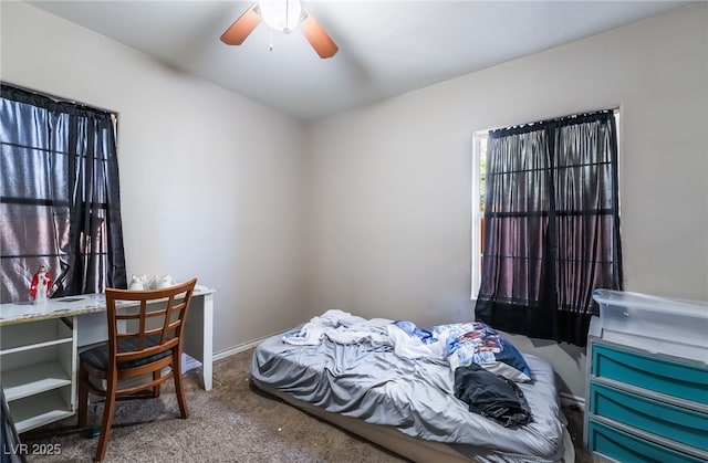 343 Tungsten St, Henderson, NV 89015 - carpeted bedroom with a ceiling fan