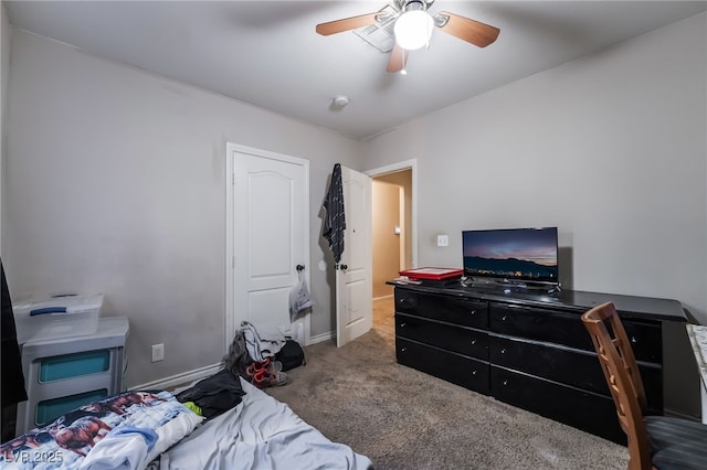 343 Tungsten St, Henderson, NV 89015 - carpeted bedroom with baseboards and a ceiling fan
