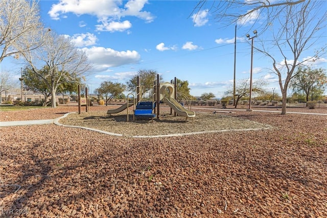 view of communal playground