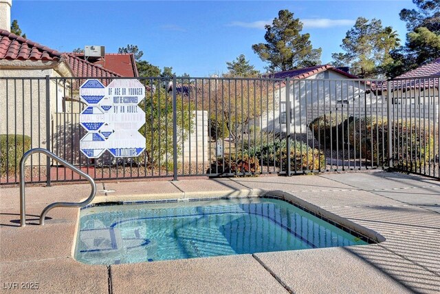 611 Spyglass Ln, Las Vegas, NV 89107 - view of pool with a swimming pool and fence